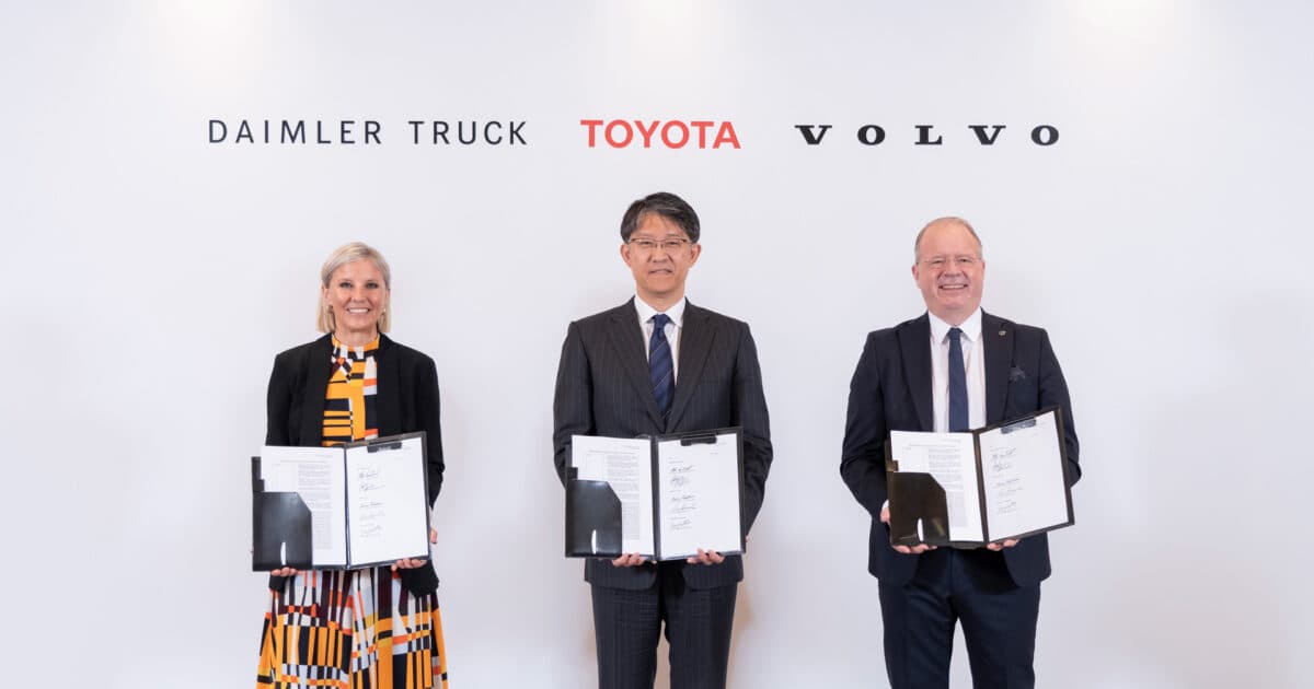 Toyota, Daimler Truck και Volvo ενώνονται για κυψέλες υδρογόνου