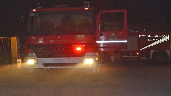 Πυρκαγιά στη Σαλαμίνα: Δυνατή επιχείρηση της Πυροσβεστικής