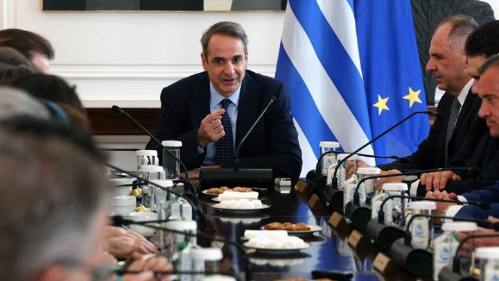 Συνεδρίαση Υπουργικού Συμβουλίου με Κυριάκο Μητσοτάκη