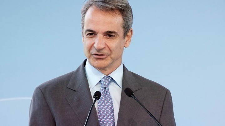 Συνάντηση Μητσοτάκη - Αρχιεπισκόπου Κρήτης και Περιφερειάρχη Κρήτης
