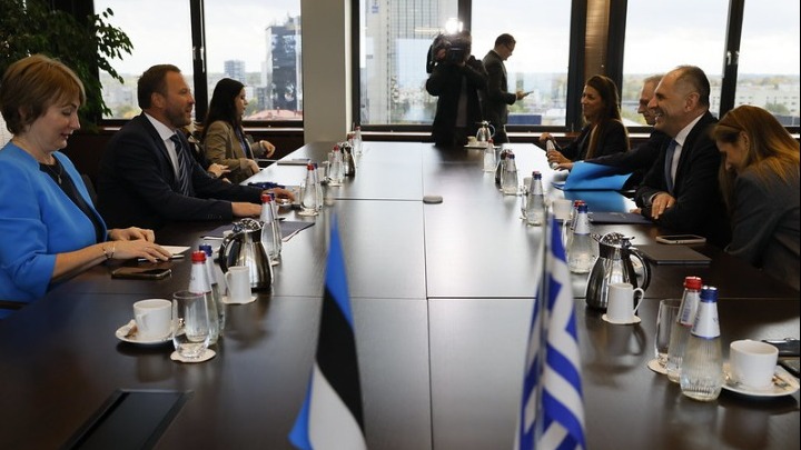Στενοί δεσμοί Ελλάδας και Εσθονίας: Η συνάντηση των υπουργών Εξωτερικών