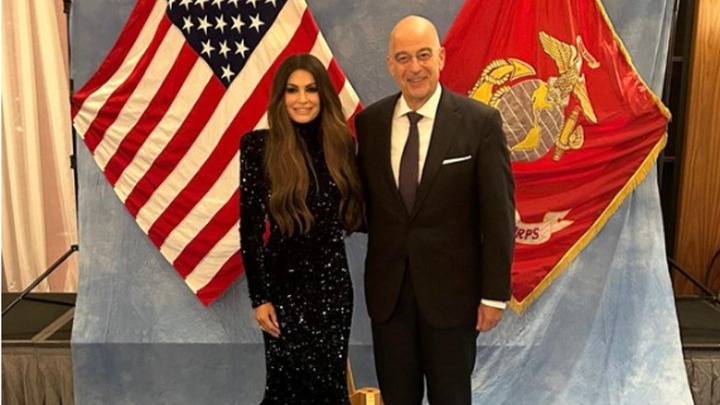 Εορταστική εκδήλωση της πρεσβείας των ΗΠΑ με τον υπουργό Εθνικής Άμυνας Νίκο Δένδια