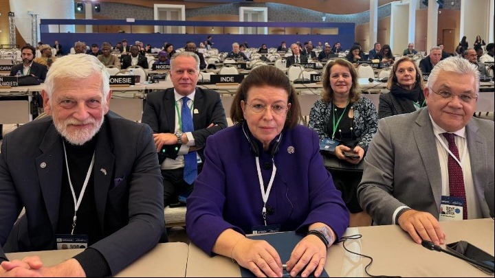 Η Υπουργός Πολιτισμού Λίνα Μενδώνη στην UNESCO: Η Ελληνική Γλώσσα και ο Πολιτισμός
