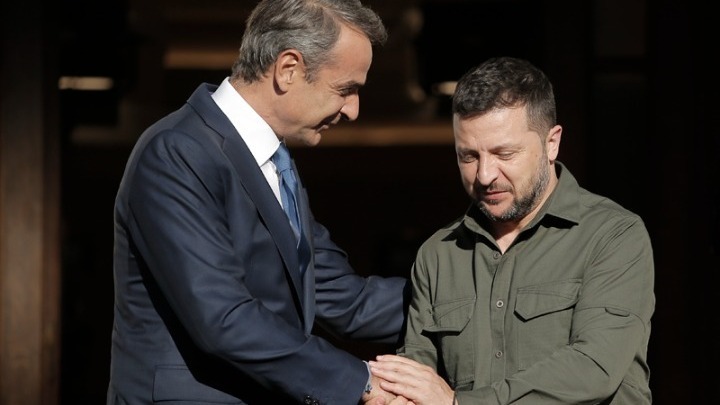 Συνάντηση Μητσοτάκη - Ζελένσκι: Συνάντηση στο Μέγαρο Μαξίμου και Προεδρικό Μέγαρο