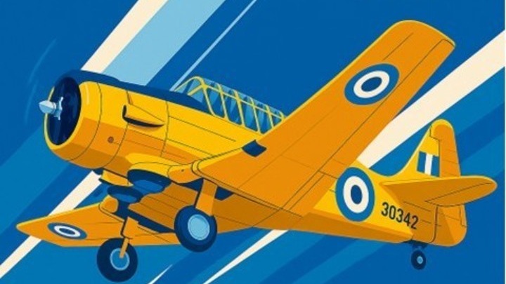 Εορταστική Εκδήλωση για την Πολεμική Αεροπορία: Τιμή στο Τ-6 Harvard