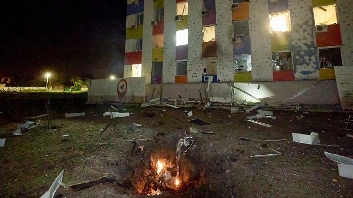 Επιδρομή με drones στο Χάρκοβο: Τραυματίες και καταστροφή