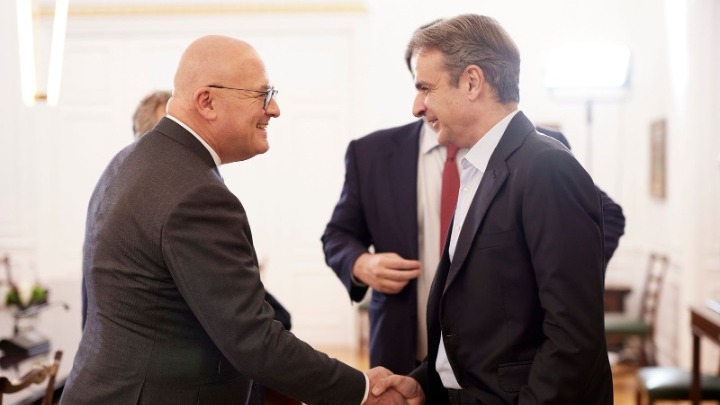 Συνάντηση Μητσοτάκη - Μπουζνά