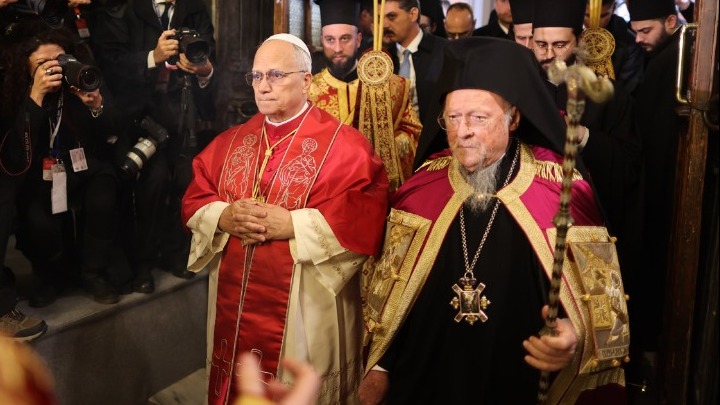 Ιστορική επίσκεψη του Πάπα Λέων ΙΔ' στο Οικουμενικό Πατριαρχείο