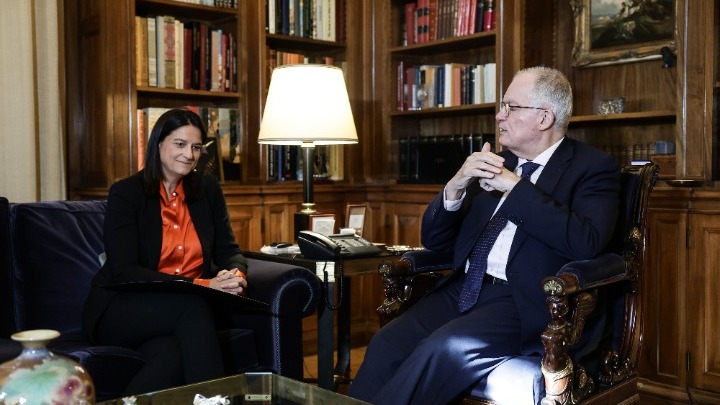 Συνάντηση Προέδρου Δημοκρατίας και Υπουργού Εργασίας για την Εθνική Κοινωνική Συμφωνία