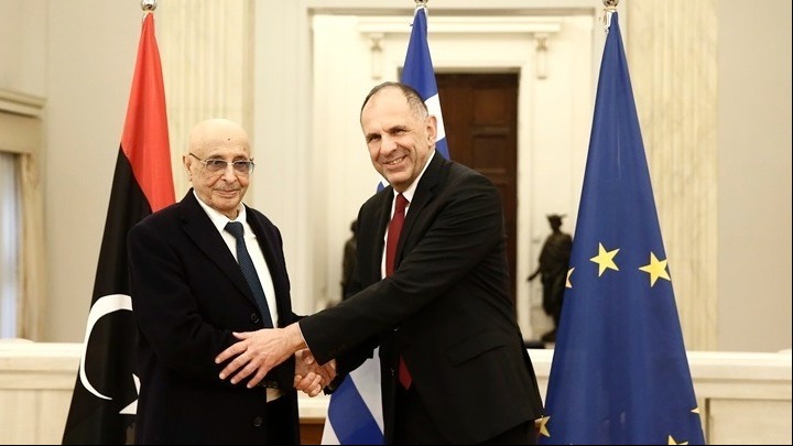Συνάντηση Γεραπετρίτη με Σάλεχ: Συνέχιση Διαλόγου Ελλάδας-Λιβύης