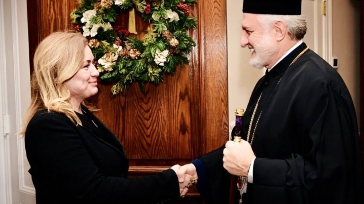 Επίσκεψη Μυρογιάννη στην Αρχιεπισκοπή Αμερικής