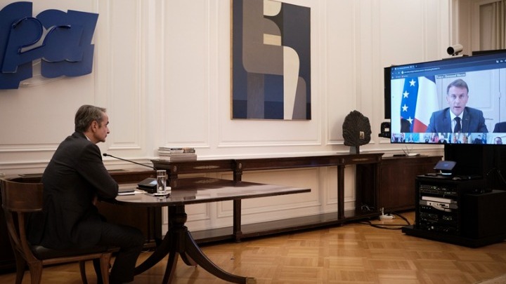 Συμμετοχή Μητσοτάκη σε τηλεδιάσκεψη ηγετών