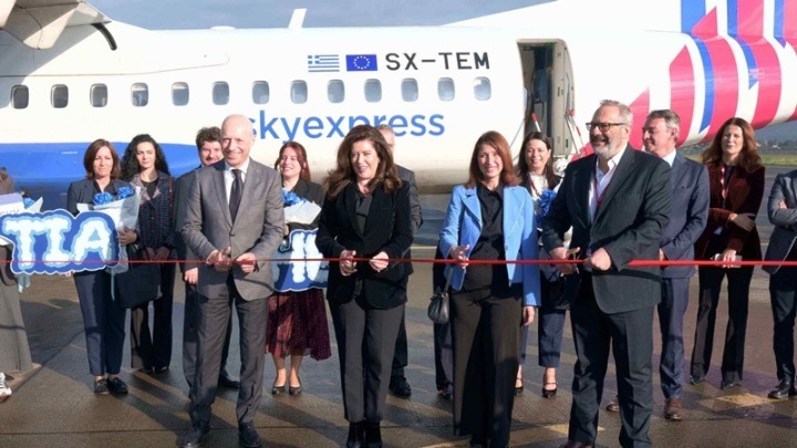 Νέο δρομολόγιο της SKY express από Ηράκλειο προς Τίρανα