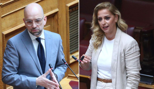 Απειλή ξυλοδαρμού στην Βουλή: Ο Κώστας Μπάρκας κατήγγειλε τη Ραλλία Χρηστίδου