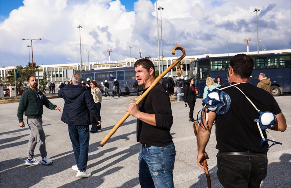 Τερματισμός Κατάληψης στο Αεροδρόμιο Ηρακλείου μετά από Επεισόδια
