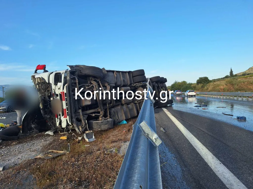 Θανατηφόρα σύγκρουση στην Εθνική οδό Κορίνθου - Πατρών