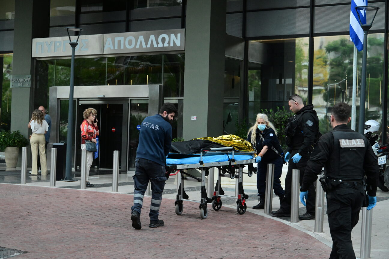 Τραγική πτώση 44χρονου από τον 24ο όροφο του Πύργου Απόλλων στους Αμπελόκηπους